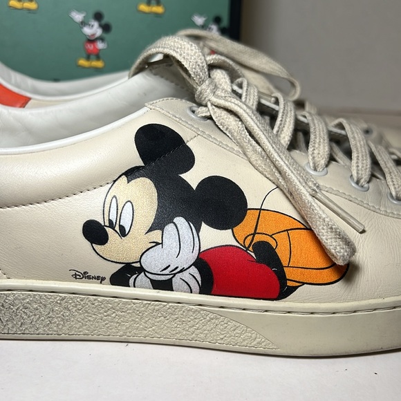 Gucci Ace sneaker Gucci x Disney Collab. Men’s size 11. - Picture 3 of 8